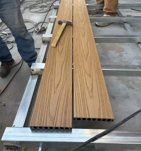 Thiết kế hiện đại co-đùn ngoài trời không thấm nước WPC decking Board Euro Composite gỗ cho <span class=keywords><strong>Trex</strong></span> sàn chống trượt Tính năng - Product Image 2