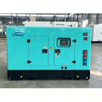 Groupe électrogène diesel silencieux LINGGE 30 kVA pour l'alimentation de secours résidentielle et commerciale