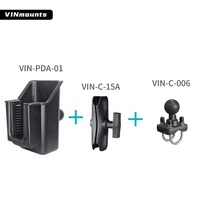 Support de lecteur de codes à barres sans fil VIN Récepteur USB portable avec plusieurs pinces pour le stockage en entrepôt de supermarché