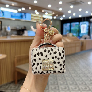 Lilangda <span class=keywords><strong>Mini</strong></span> Coin Purse Keychain Sáng Tạo Châu Âu Mỹ Leopard In Phổ Biến Nhỏ Vuông Da Mặt Dây Chuyền Cho Trang Trí - Product Image 4