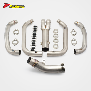 Forsound KAWASAKI <span class=keywords><strong>Z900</strong></span> Section avant-médiane du tuyau d'échappement en acier inoxydable Modèle 2017-2026 Compatible Soudure de précision <span class=keywords><strong>Sport</strong></span> urbain - Product Image 6