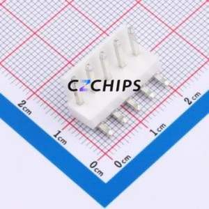 ZX-VH3.96-5PWZ Wire-to-Board Pin Header Bent Lead Through Hole,P=3.96mm Connector 1x5P 3.96mm Right Angle Insert VH - Product Image 1