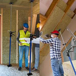 Bâtiments troisième <span class=keywords><strong>main</strong></span> acier cloison sèche réglable rallonge plafond télescopique support rapide tige faisceau 115-290CM - Product Image 3