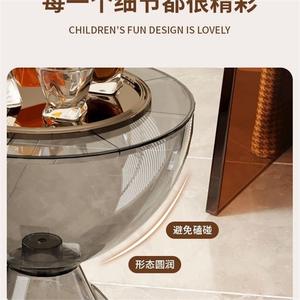 Mesa de centro moderna de acrílico con almacenamiento para sala de estar, mesa auxiliar para sofá, diseño transparente, muebles de moda - Product Image 2