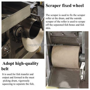 Machine automatique de coupeur de désossage de séparateur de viande de crabe de crevettes de poisson à petite échelle <span class=keywords><strong>pour</strong></span> la pêche et le traitement - Product Image 2