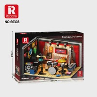 Reobrix 66303 2026 Juzz Culb Model Baru DIY Edukatif Anak 499pcs Set Mainan Blok Bangunan Plastik