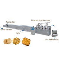 Nouvelle machine de fabrication de biscuits Sanfu, ligne de production de biscuits sandwich avec des matières premières à base de maïs et de lait pour la boulangerie
