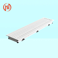 Grille d'aération pour diffuseur de climatisation à fente linéaire en aluminium réglable au plafond