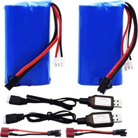 Baterai Cair Blomiky 2-Pack 7.4V 1500mAh dengan 1000 Siklus dan Suhu Operasi -20~+60