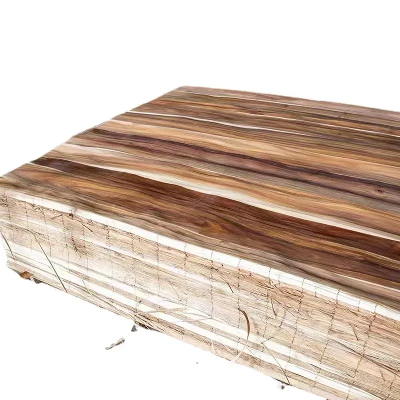 Chapa de madera de acacia natural para decoración de madera contrachapada