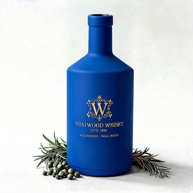 Luxury 750ml Glass Bottle Super-flint Glass Material Empty Vodka Whiskey Spirit Liquor Bottle Custom Packaging Wholesale OEM