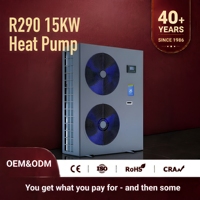 Pompe à chaleur air-eau monobloc R290 Full DC Inverter pour le chauffage de la maison et l'eau chaude sanitaire