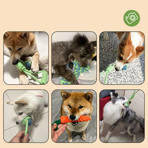 Jouet à mâcher pour chien très vendu, résistant aux morsures, grand nœud pour la dentition, soulage l'ennui, utilisation quotidienne, matériau en polyester - Product Image 5