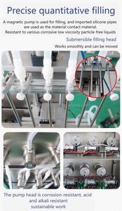Automatic Magnetic <b>Pump</b> Essential Oil Water Juice Liquid Plastic Bottles Filling Machines Production - Product Image 4