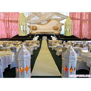 Faroles Marroquíes para Decoración de Bodas, Color Personalizado, Material de Fibra, Ligeros, Modernos, Tamaño Personalizado, Accesorios para Eventos - Product Image 1