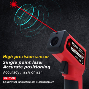 Thermomètre numérique électronique infrarouge laser DT8550FC, plage de mesure -50°C ~ 550°C - Product Image 3