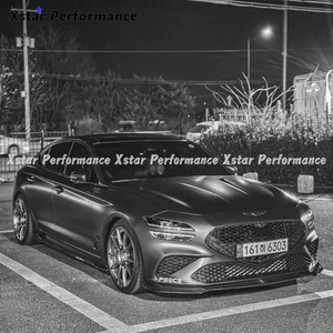 Lèvre avant en fibre de carbone style AD pour Hyundai <span class=keywords><strong>Genesis</strong></span> <span class=keywords><strong>G70</strong></span> 2022-2024 pour kit carrosserie Adro - Product Image 2
