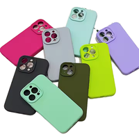 Housses de téléphone portable Apple en caoutchouc de silicone personnalisées en gros pour iPhone 16 15 Pro Max Protecteur d'appareil photo inclus au design de luxe