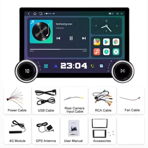 Zmear 11.8" Android Car Radio Stereo 6+128G/4+64G 2K QLED 8 Core Carplay Android Auto GPS 4G Wifi DSP Hi-Res OBD2 DAB+ OEM