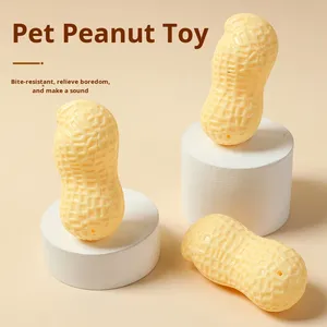 Juguete Sonoro para <span class=keywords><strong>Perros</strong></span>, con Forma de Cacahuete, para Aliviar el Aburrimiento, Resistente <span class=keywords><strong>a</strong></span> Mordidas, para Corgi, Teddy, Shiba Inu, Juguete Pequeño - Product Image 3