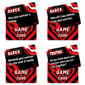 NOUVEAU Jeu de cartes à gratter <span class=keywords><strong>Vérité</strong></span> <span class=keywords><strong>ou</strong></span> Défi pour couples, 50 cartes en boîte, pour célébrations d'anniversaire - Product Image 3