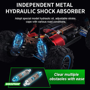 Coches RC F21A sin Escobillas, <span class=keywords><strong>Escala</strong></span> 1/10, 4WD, Control Remoto de 2.4 GHz, Camioneta RC Rápida, Velocidad Máxima de 75 MPH, Coches RC Todoterreno, Juguetes RC, Regalos - Product Image 4