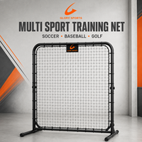 Filet de rebond multisports pour l'entraînement de la précision au football, au baseball, au golf et de la coordination œil-main
