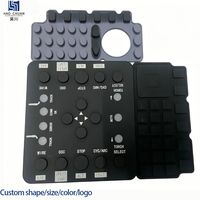Bouton de clavier en caoutchouc silicone gravé au laser sur mesure pour télécommande, moulage rapide, outillage personnalisé, non standard, toutes tailles