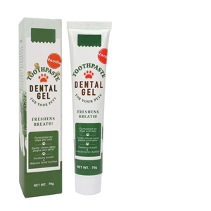Dentifrice pour animaux de compagnie pour chiens et chats, nettoyage buccal, saveurs de bœuf et de vanille - Product Image 3