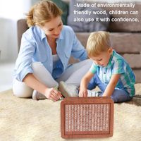 Tirelire en bois créative pour enfants, tirelire réutilisable en forme de cochon, boîte de rangement rétro pour pièces de monnaie et espèces