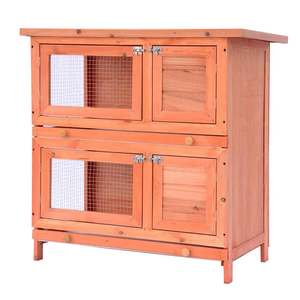 Produits pour animaux de compagnie, fabrication OEM, <span class=keywords><strong>cages</strong></span> à lapins, <span class=keywords><strong>cages</strong></span> à lapins en bois faites à la main, fabriquées en Chine - Product Image 2