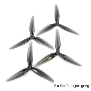 <span class=keywords><strong>HQP</strong></span> 7040 Juego de Hélices Metálicas de 7 Pulgadas y 3 Aspas para Dron FPV con Orificio de 5mm para UAV Quadcopter RC, Color Negro - Product Image 3