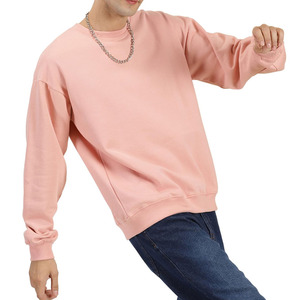 เสื้อสเวตเชิ้ตผู้ชายผ้าคอตตอนเนื้อนุ่ม ทรงโอเวอร์ไซส์ สวมใส่สบาย ทรงหลวม แขนยาว คอกลม เสื้อผ้าผู้ชาย เสื้อสเวตเชิ้ตเนื้อหนา - Product Image 5