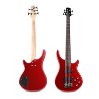 Vente Chaude Guitare Basse Électrique 5 Cordes G - B3 - 5, Instrument de Musique Prix Usine, Plusieurs Options de Couleurs, Support OEM