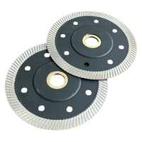 Lames de scie diamantées ultra-minces Turbo de qualité américaine, 4 pouces (105 mm), adaptées à la découpe de matériaux durs, granit, quartzite, carrelage céramique.