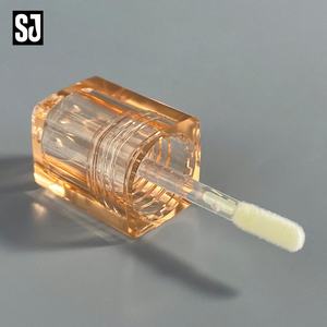 <span class=keywords><strong>Tube</strong></span> de gloss à lèvres en plastique de nouvelle conception Sujiang, 3,5 ml, forme carrée, conteneur de gloss à lèvres, bouchon à vis, tendance - Product Image 5