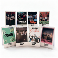 Calendrier de bureau K-pop 2027 en gros : Stray Kids, Cortis, Bangtan Boys – Idéal pour les fans et collectionneurs de K-Pop