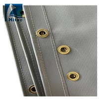 Rouleaux de bâche robuste enduite de PVC – Imperméable, ignifuge, logo personnalisé, style uni, rideaux pour garçons et filles, différentes tailles