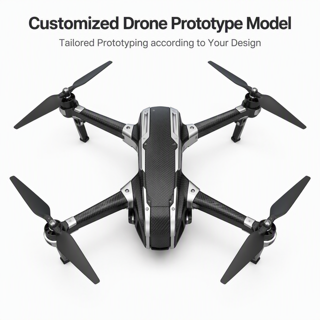 Customized Drone Prototype Model Tailored Prototyping Service According to Your Design UAV Parts OEM ODM Rapid Manufacturing