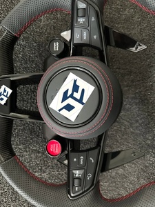 Volante de Fibra de Carbono con Pantalla LED de Carreras Compatible con Audi A3 <span class=keywords><strong>2018</strong></span> 2019 A4 A5 A6 A7 A8 S3 S5 S6 S7 RS3 RS4 RS5 RS6 RS7 TT TTRS B9 - Product Image 6