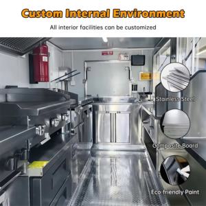 Satılık özelleştirilmiş mobil sokak Fast Food barbekü kamyon kullanılan perakende otomat Hotdogs şekerler cips dondurma şaraphane aperatifler yapılan mısır - Product Image 4