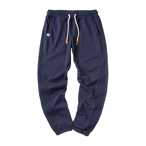 Factory Directly Supply High Quality Mens Casual Pants with <b>Elastic</b> Waist Flat Front Breathable Polyester/Cotton High Quality - Product Image 1