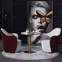 Fauteuil de détente en contreplaqué courbé de style moderne pour la maison et les zones de réception d'hôtels