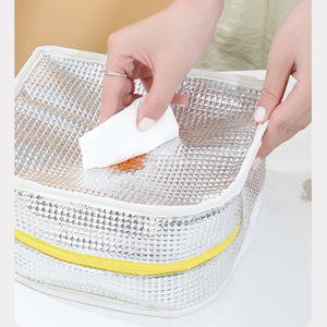 Bolsa Térmica <span class=keywords><strong>para</strong></span> Almuerzo, Impermeable, <span class=keywords><strong>con</strong></span> Bolsillo Frontal, Bolsa de Almuerzo <span class=keywords><strong>con</strong></span> Aislamiento de Papel de Aluminio Grueso, Bolsa Térmica <span class=keywords><strong>para</strong></span> Alimentos - Product Image 4