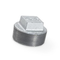 Raccord de tuyauterie à filetage mâle haute pression TSP, coude NPT 90° en fonte malléable forgée, hexagonal rétro