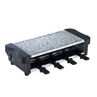Yilian Multifunktionaler Elektrischer Indoor-BBQ-Grill mit Raclette-Käsefunktion für 8 Personen, Rauchfreies Kochen, Edelstahl