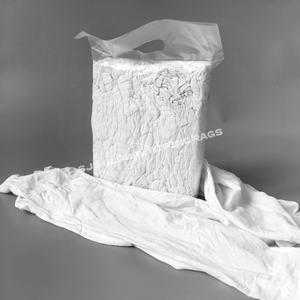 Paños de Limpieza Industriales de Algodón Blanco, Tipo T-Shirt, para Limpieza Industrial de Aceite, etc. - Product Image 1