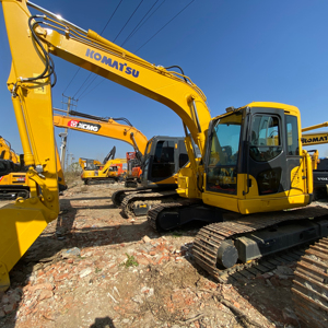 Casi nuevo, de alta calidad, motor potente, excavadora hidráulica de oruga usada Komatsu <span class=keywords><strong>PC138</strong></span> de 13,8 toneladas para proyectos municipales - Product Image 1