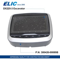 Panneau de contrôle d'excavatrice ELIC, jauge, 300426-00089B - Écran LCD de remplacement pour les modèles Doosan DX300LC-3 DX140 DX225