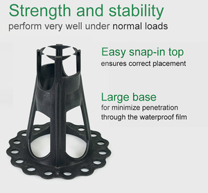 Chaise de qualité 1/2 " - 4" avec base Chaise en maille <span class=keywords><strong>plastique</strong></span> avec base <span class=keywords><strong>Dalle</strong></span> sur chaise de qualité <span class=keywords><strong>pour</strong></span> support en béton - Product Image 4